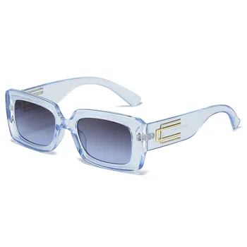 Vintage Gradient de ochelari de Soare de Designer de Brand Shades Ochelari de Bărbați și Femei de Moda Dreptunghiulară Ochelari de Soare UV400 Gafas De Sol