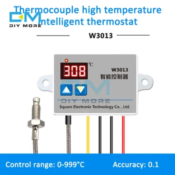 W3013 Digital cu LED-uri Controler de Temperatura AC 110V 220V Termocuplu de tip K Termostat Digital Ulei Vegetal Arzător de Combustibil Mașină