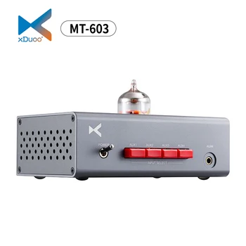 XDUOO MT-603 Multiple Pre-Amplificator Audio 4 Intrare, Unul de Ieșire Audio 12AU7 Tub Amplificator MT603