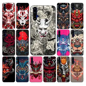YNDFCNB Samurai Oni Masca Cazul în care Telefonul pentru Huawei Mate 20 10 9 40 30 lite pro X Nova 2 3i 7se