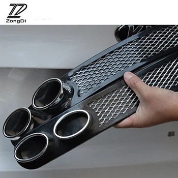 ZD 2 buc/set 3D se Răcească Auto-Styling Carbon Evacuare Autocolant Pentru Skoda Octavia A5 A7 2 Fabia, Yeti BMW E60 F30 X5 E53 Inifiniti Scaun